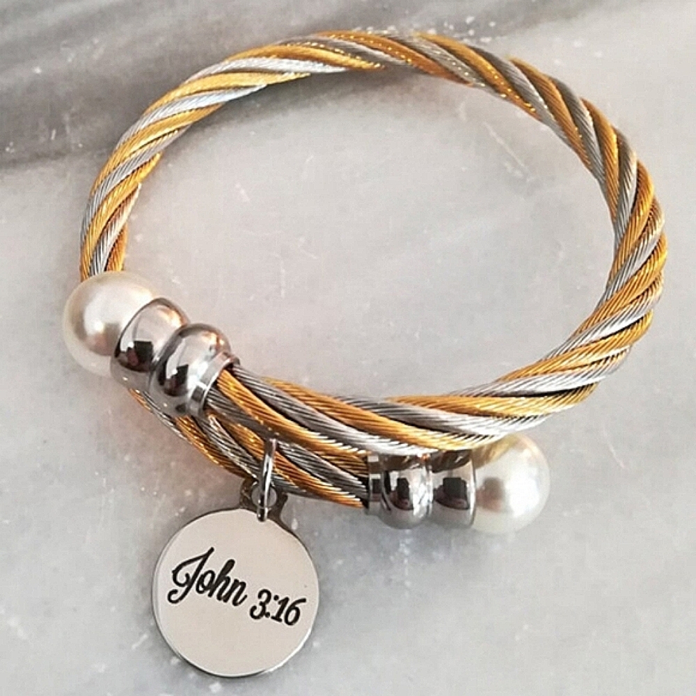 Christian Bible Verse Scripture Bracelet